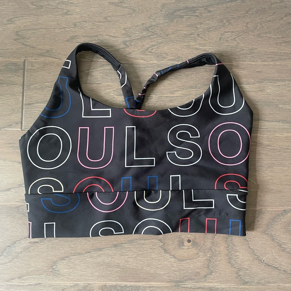 Soulcycle longline sports bra size large